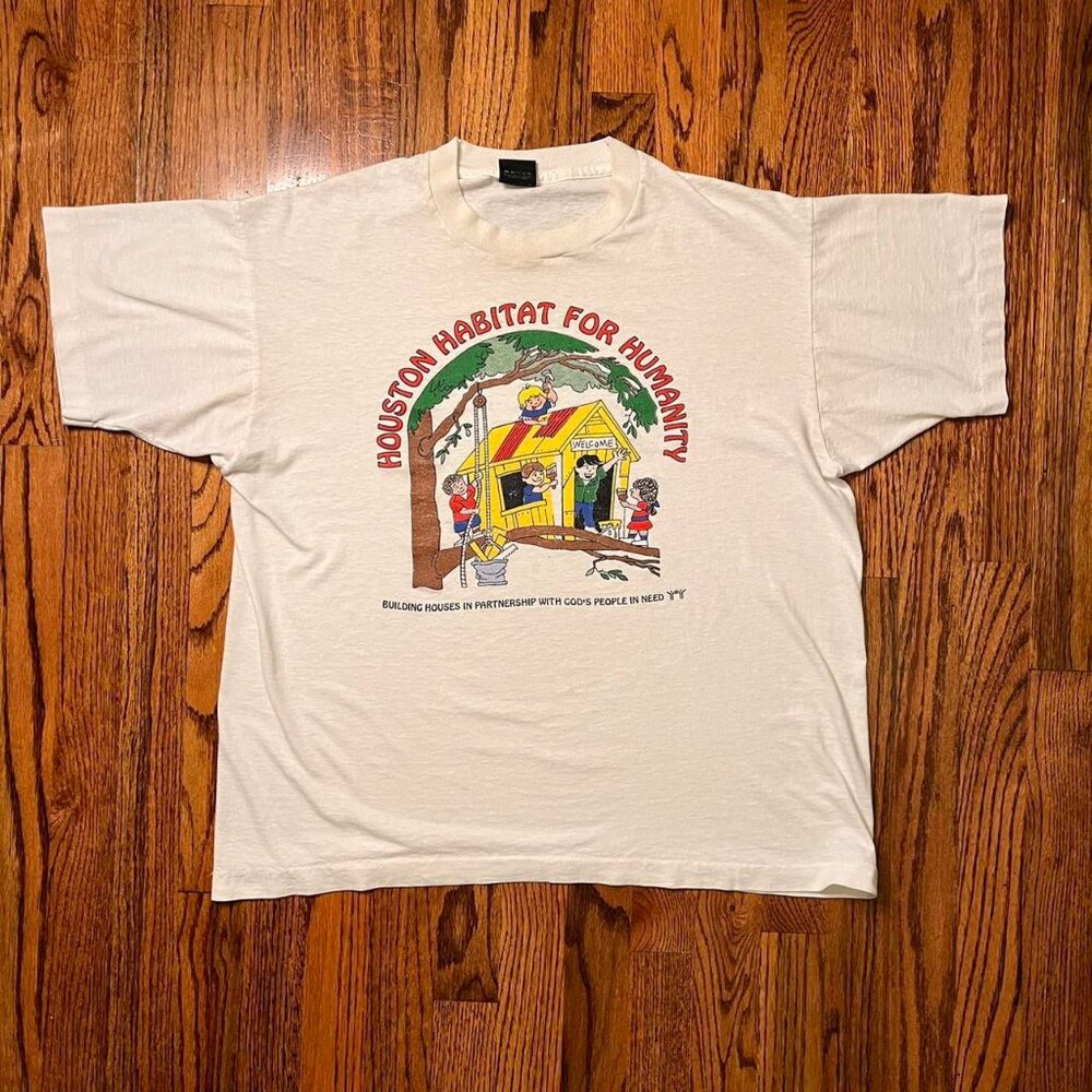 Screen Stars Men's White T-shirt